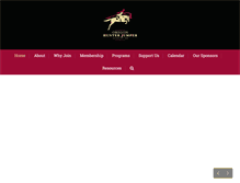 Tablet Screenshot of oregonhunterjumper.org